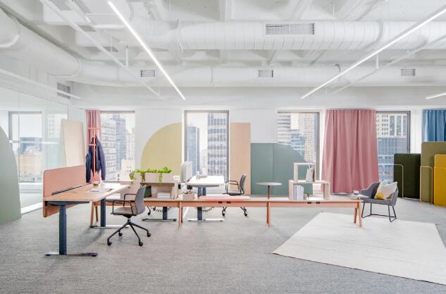 Studio Hopkins 为 Pair 青岛办公室设计的新模块化办公家具系列